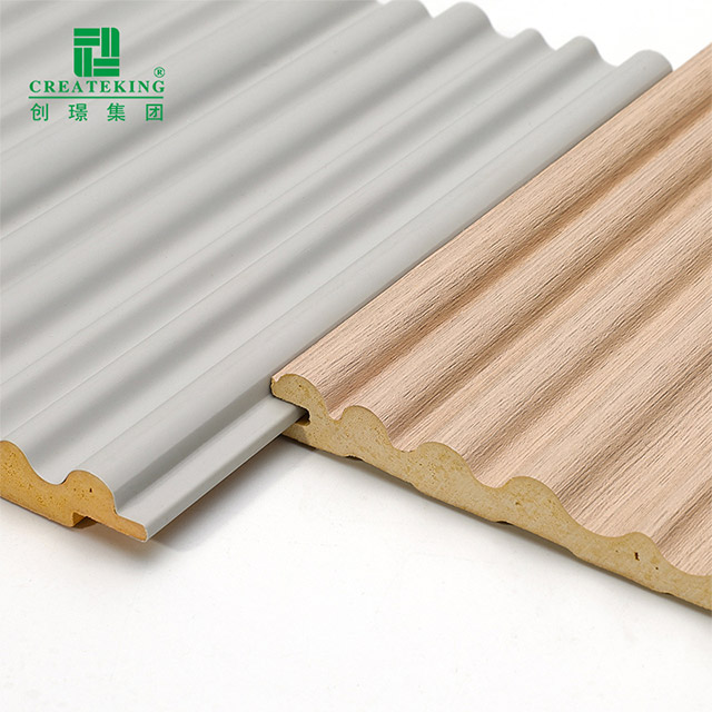 Lưới tản nhiệt hình sóng gỗ nguyên khối 159 * 11mm