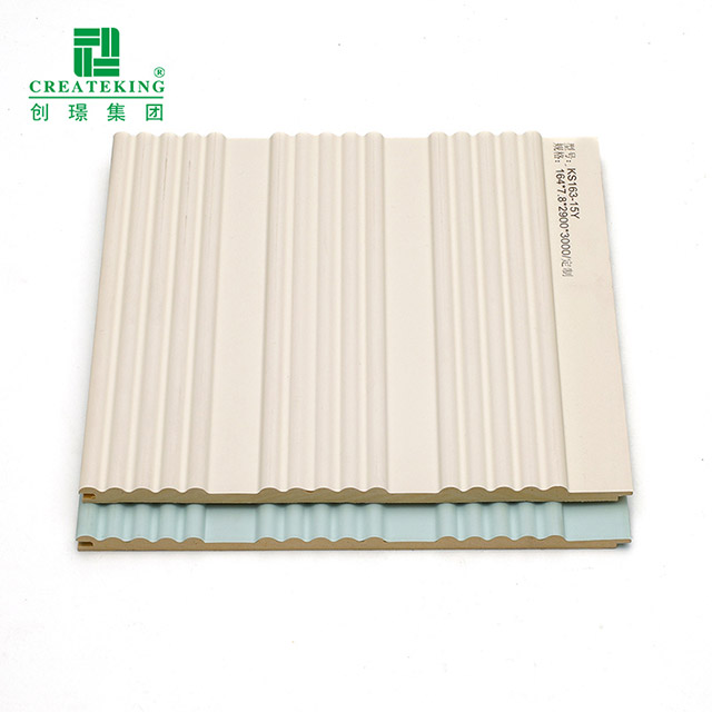 Tấm tường có rãnh cong đặc 164 * 7,8mm