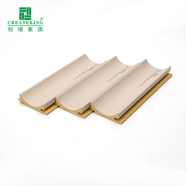 Tấm tường nhựa PVC hình vòng cung bên trong 51,7 * 15mm
