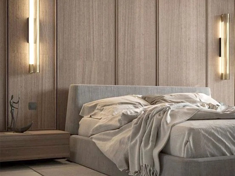 Làm thế nào để bạn che một bức tường phía sau một chiếc giường?