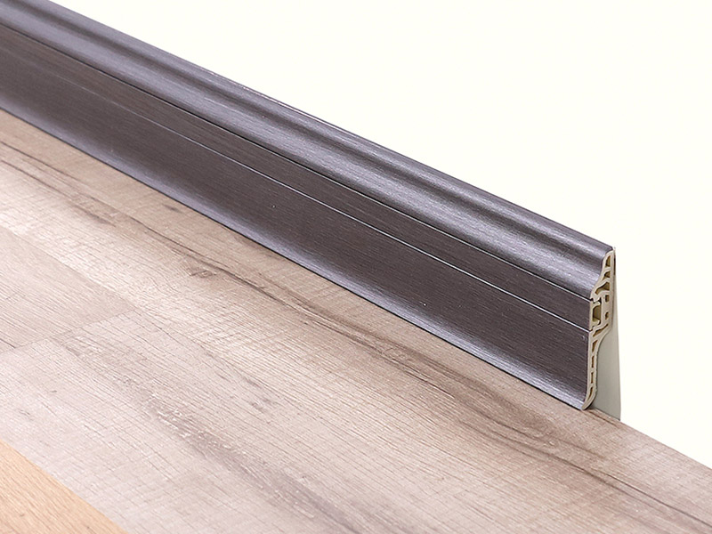 Tấm ốp ch&acirc;n tường ẩn m&oacute;ng tay bằng nhựa PVC 78 * 17mm