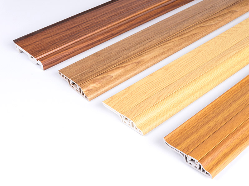 Tấm ốp ch&acirc;n tường lưỡi cừu PVC 70 * 13,5mm