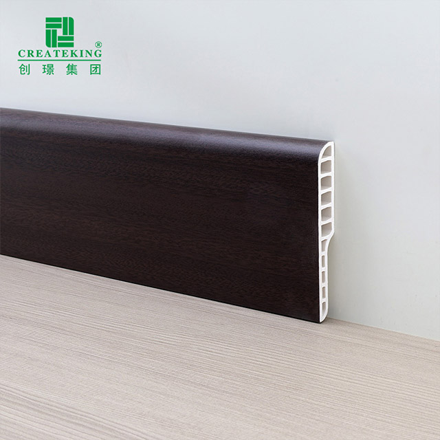 Ván chân tường tròn bằng bút chì PVC 95 * 15mm