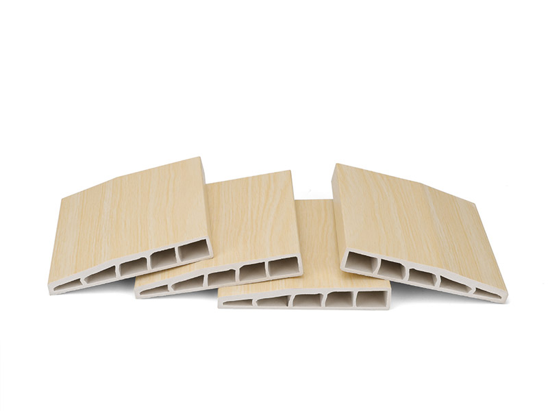 Tấm ốp ch&acirc;n tường PVC v&aacute;t 100 * 15mm