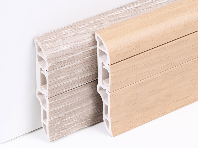 Tấm ốp ch&acirc;n tường ẩn PVC 50 * 12 mm