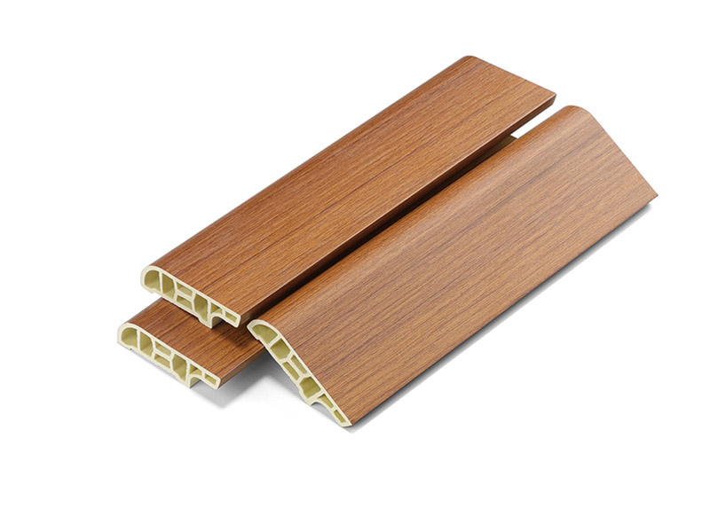 V&aacute;n ch&acirc;n tường SPC v&acirc;n gỗ 50 * 15mm