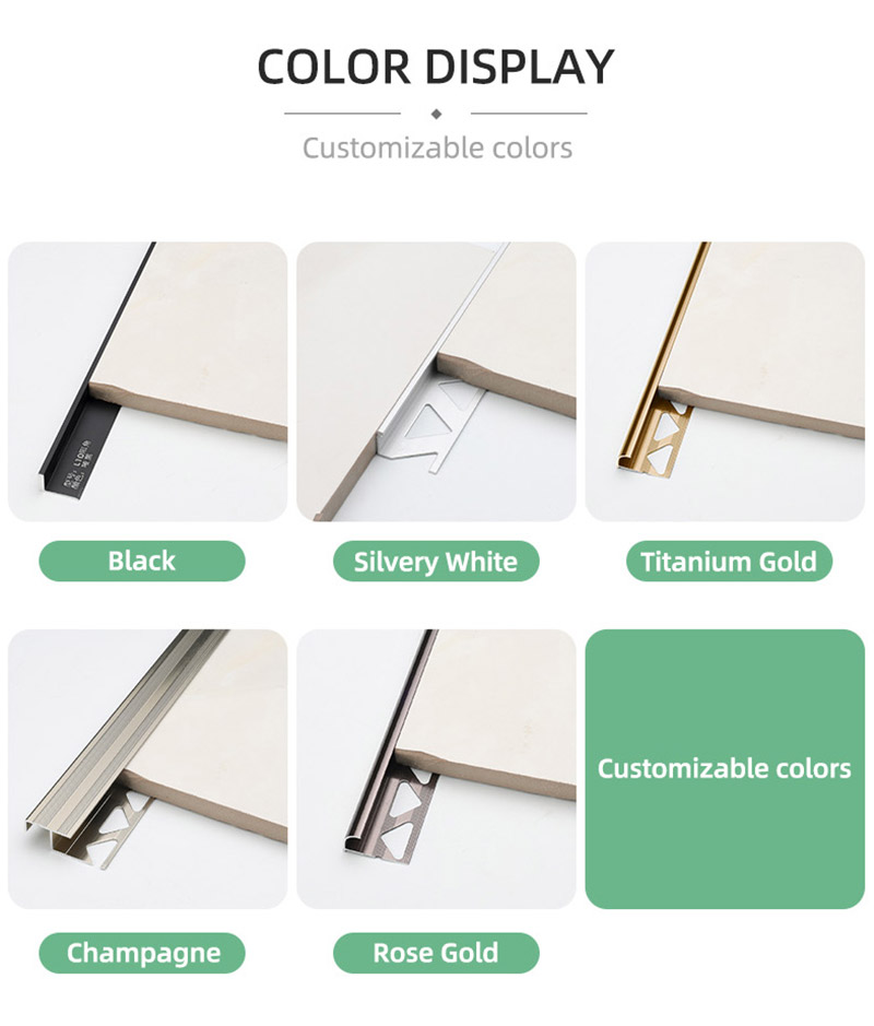 Viền gạch cong hợp kim nh&ocirc;m