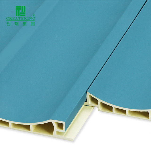 Tấm tường WPC vòng cung bên trong 210 * 15mm