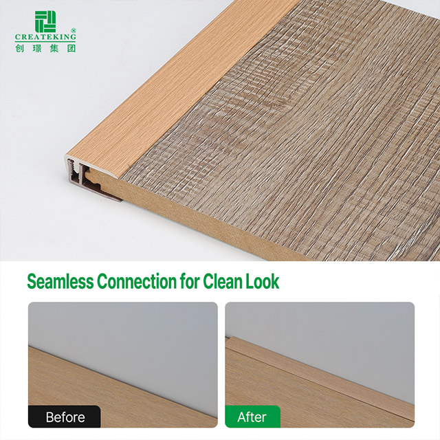 Viền sàn PVC hình chữ F 30 * 10,5mm