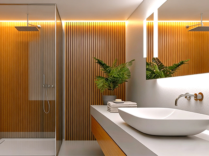 Tấm tường WPC ph&ograve;ng tắm