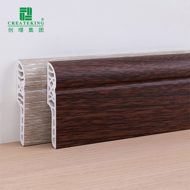 Ván chân tường tròn bằng bút chì PVC 70 * 15mm