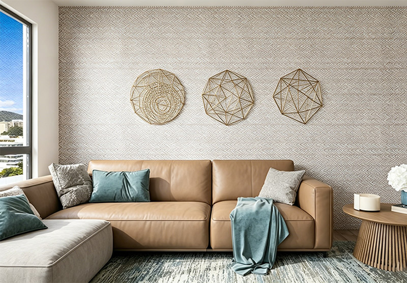Giấy d&aacute;n tường bằng vải
