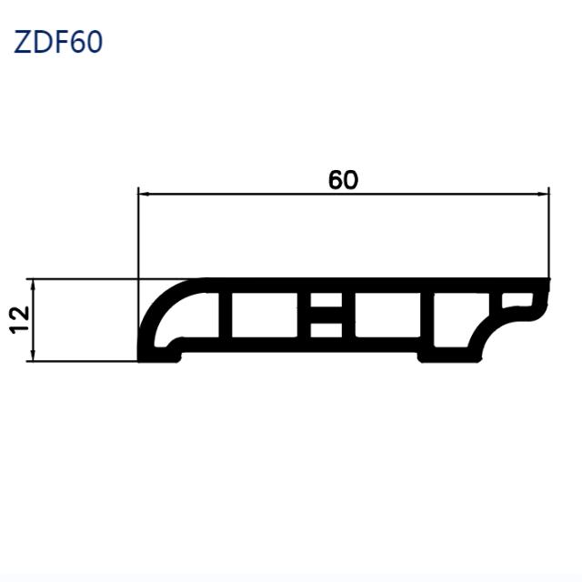 Ván chân tường PVC ZDF60