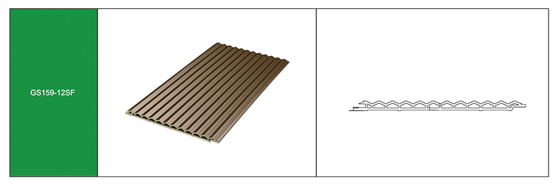 Tấm tường c&oacute; lỗ h&igrave;nh tam gi&aacute;c 159 * 9mm