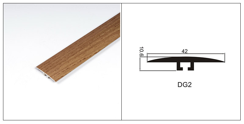 Dải ngưỡng cửa hiệu ứng gỗ SPC 42 * 6,6mm