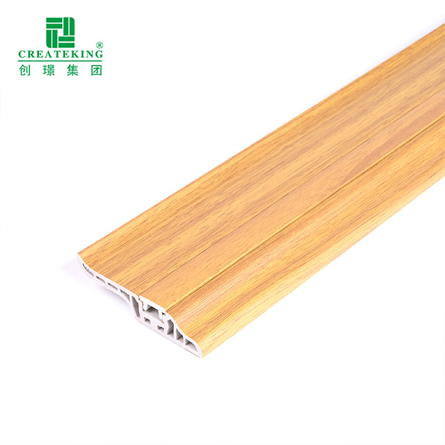 Tấm ốp chân tường ẩn móng tay bằng nhựa PVC 78 * 17mm