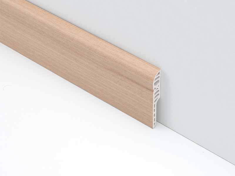 Tấm ốp ch&acirc;n tường bằng b&uacute;t ch&igrave; PVC 90 * 17mm