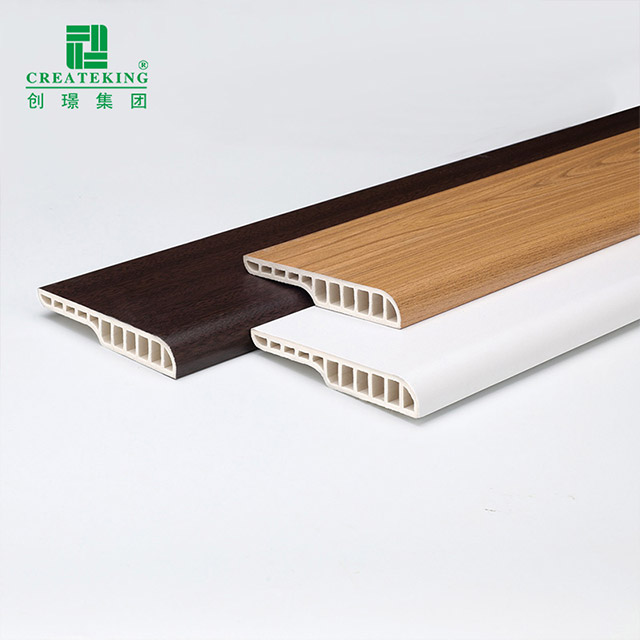 Ván chân tường tròn bằng bút chì PVC 95 * 15mm