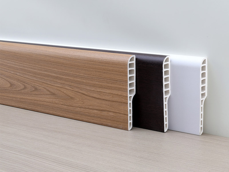 V&aacute;n ch&acirc;n tường tr&ograve;n bằng b&uacute;t ch&igrave; PVC 95 * 15mm