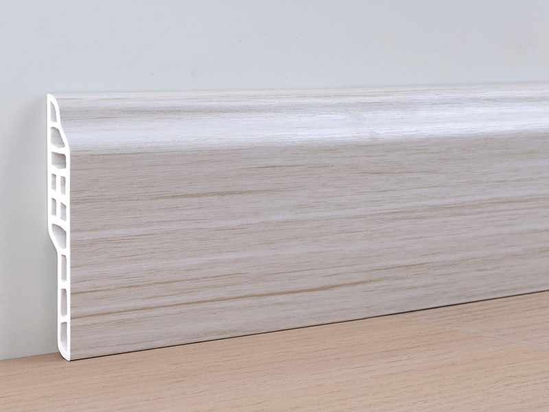 Tấm ốp ch&acirc;n tường bằng nhựa PVC 80 * 14mm
