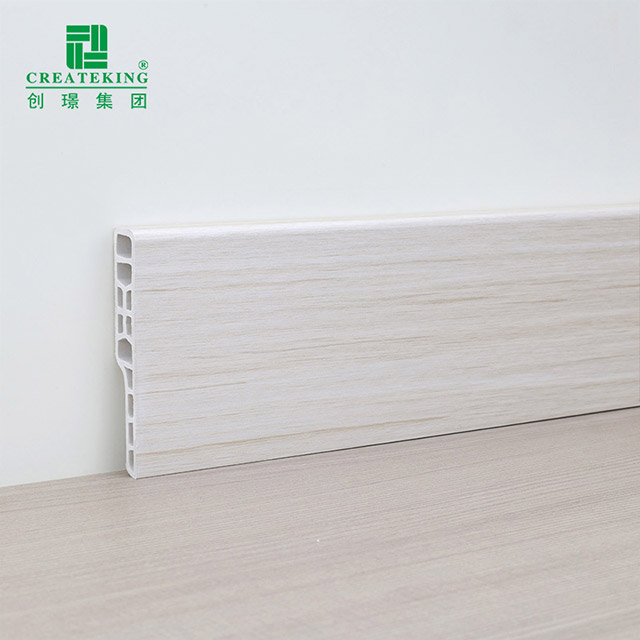 Tấm ốp chân tường vuông SPC 70 * 12 mm