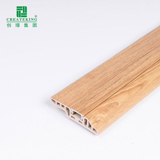 Tấm ốp chân tường ẩn PVC 70 * 14mm