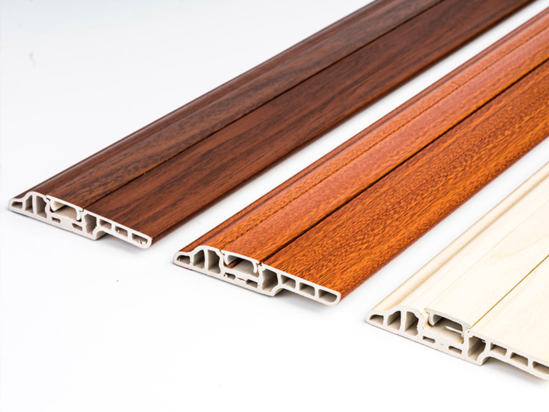 Tấm ốp ch&acirc;n tường ẩn PVC 70 * 14mm