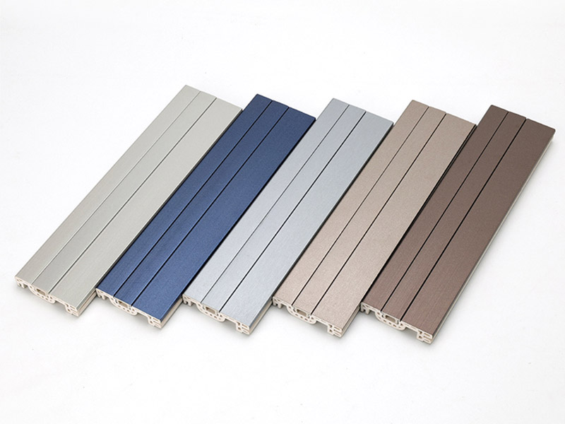 Tấm ốp ch&acirc;n tường ẩn WPC 50 * 12mm