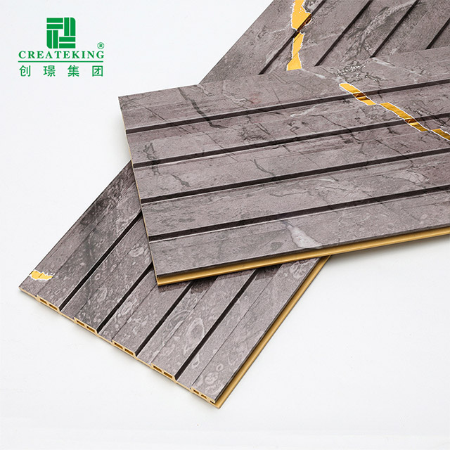 Tấm tường rỗng có rãnh PVC chống thấm nước 155 * 17mm