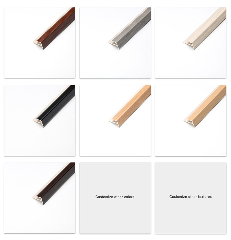 Hồ sơ mũi cầu thang PVC h&igrave;nh chữ F 20 * 25 mm