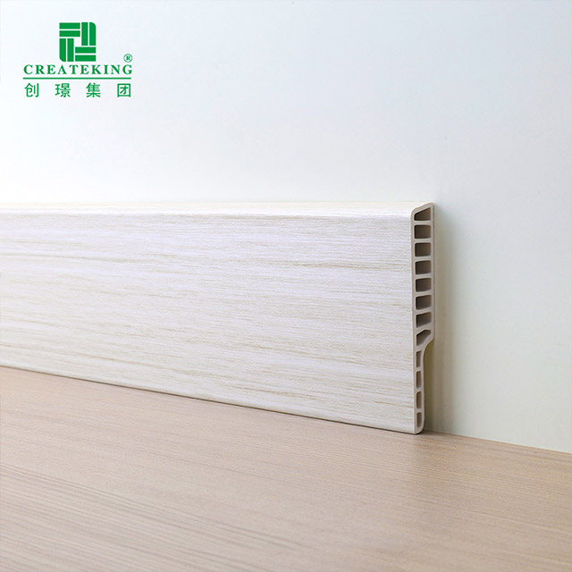 Tấm ốp chân tường PVC 100 * 15mm