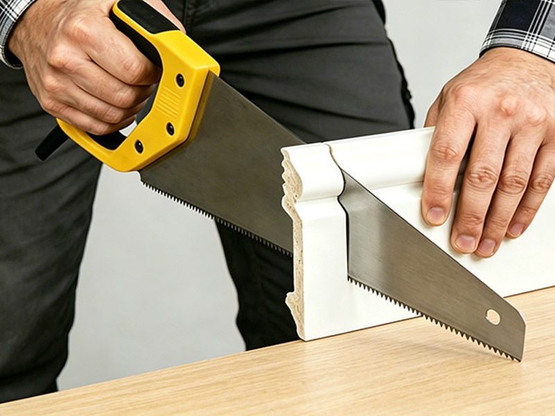 Làm thế nào để cắt tấm ván chân tường Polystyrene?