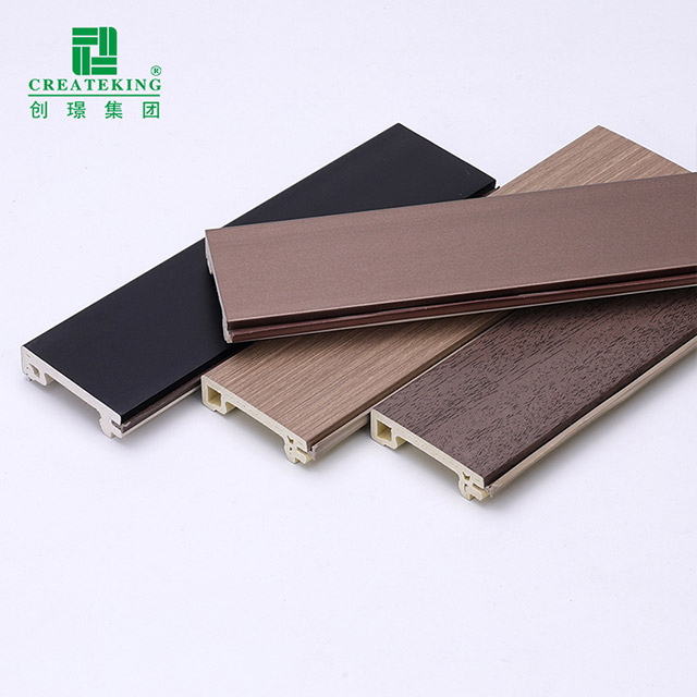 Tấm ốp chân tường WPC 50 * 14mm