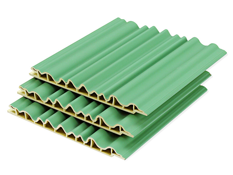 Bảng điều khiển tường WPC h&igrave;nh v&ograve;ng cung b&ecirc;n trong 158 * 12 mm