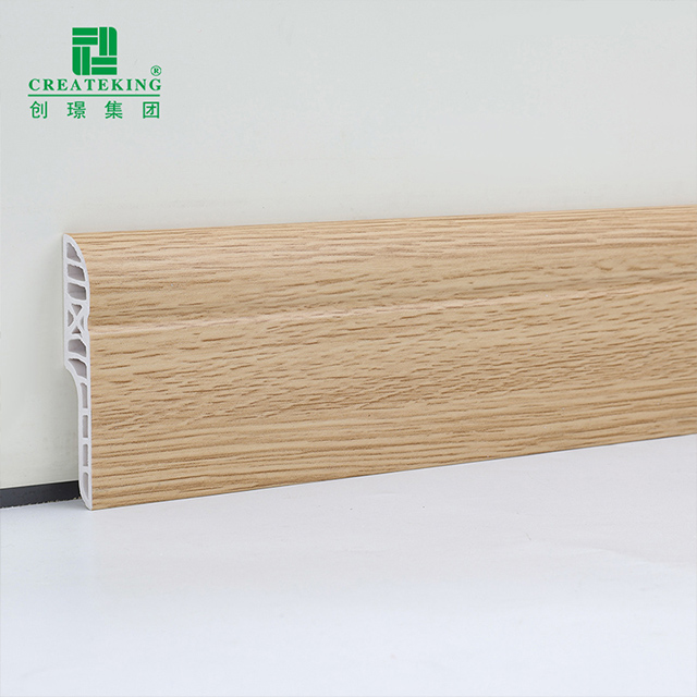 Ván chân tường tròn bằng bút chì PVC 70 * 15mm