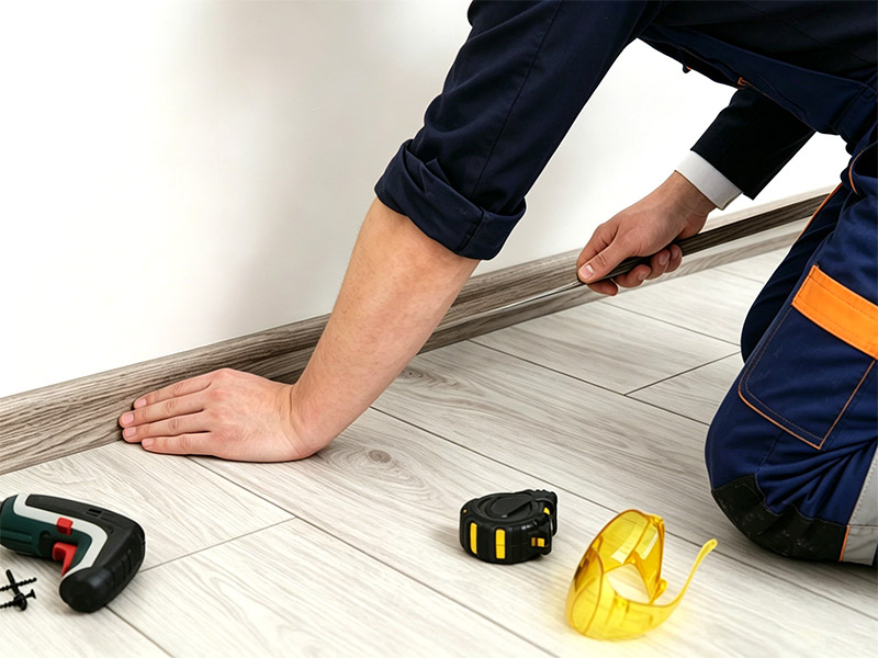 Ván chân tường nên nhẹ hơn hay tối hơn tường?