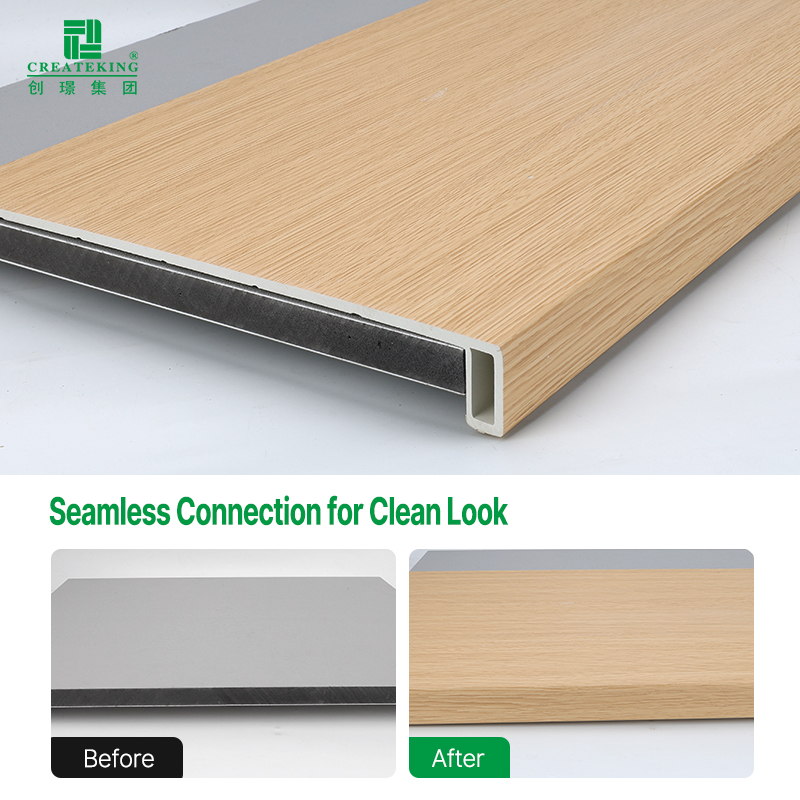 Bước một mảnh liền mạch SPC chống nước 12'x47' để tu sửa nhà