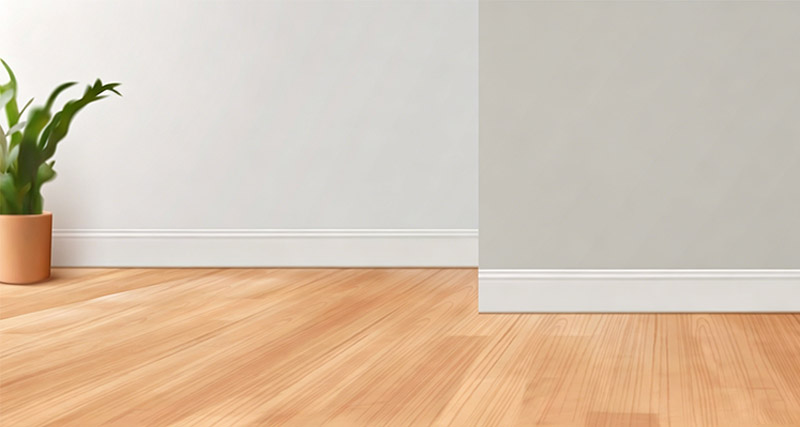 V&aacute;n ch&acirc;n tường nhẹ hơn hoặc tối hơn tường